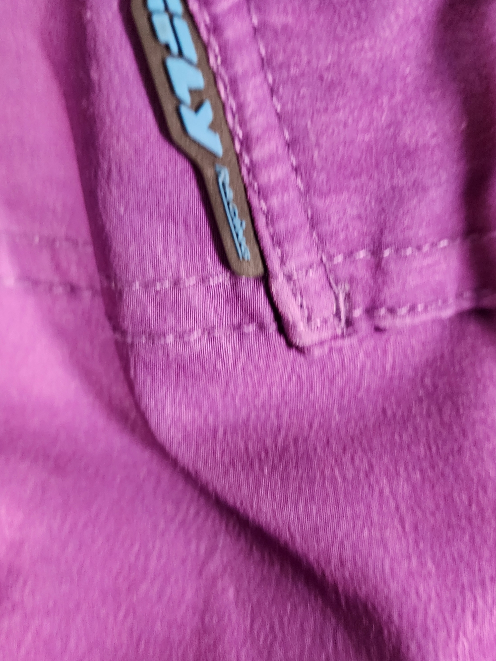 Fly Racing Board Shorts Purple Multicolor Polyester Drawstring Zip Flat Front - Picture 3 of 8